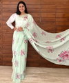 VK 4194 Georgette Digital Printed Sarees Wholesale Shop In Surat